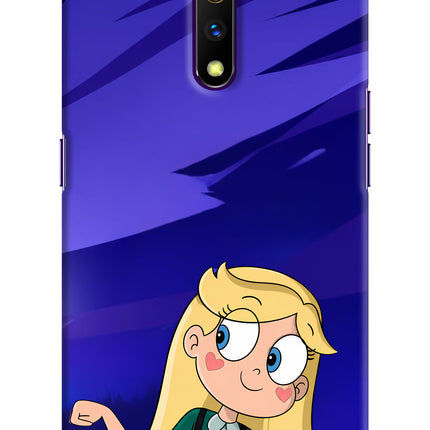 Star Glow Realme X Hard Case Back Cover by Casekaro