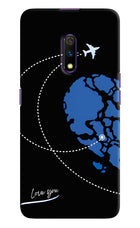 Love Orbit Realme X Hard Case Back Cover by Casekaro
