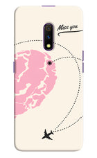 Miss Orbit Realme X Hard Case Back Cover by Casekaro