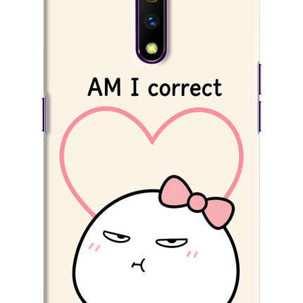 Always Right Realme X Hard Case Back Cover by Casekaro