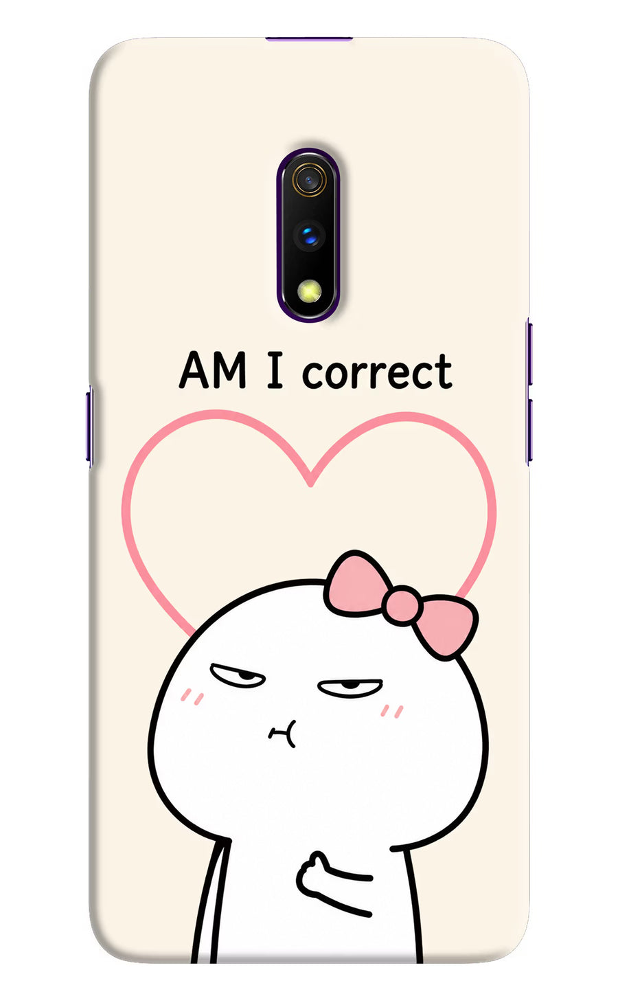 Always Right Realme X Back Cover, Hard case