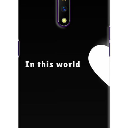 This World Realme X Hard Case Back Cover by Casekaro