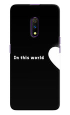 This World Realme X Hard Case Back Cover by Casekaro
