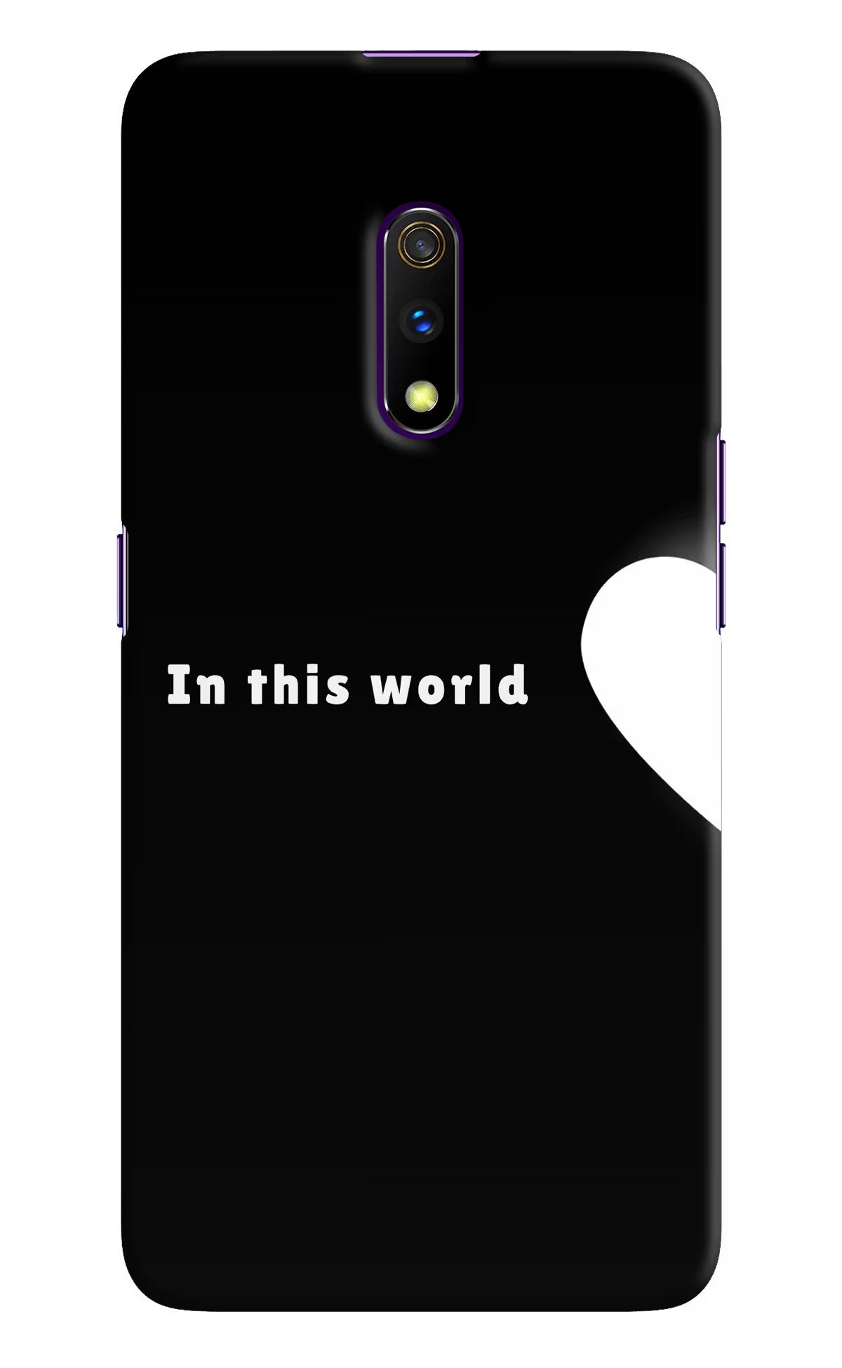 This World Realme X Back Cover