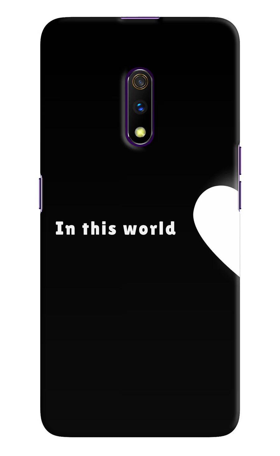 This World Realme X Back Cover, Hard case