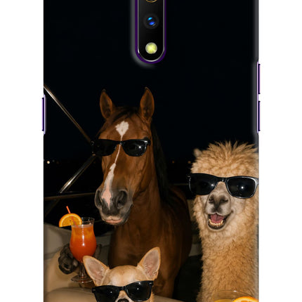 Party Squad Realme X Hard Case Back Cover by Casekaro
