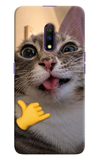 Silly Cat Call Realme X Hard Case Back Cover by Casekaro
