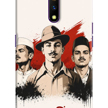 Bhagat Singh Trio Realme X Hard Case Back Cover by Casekaro