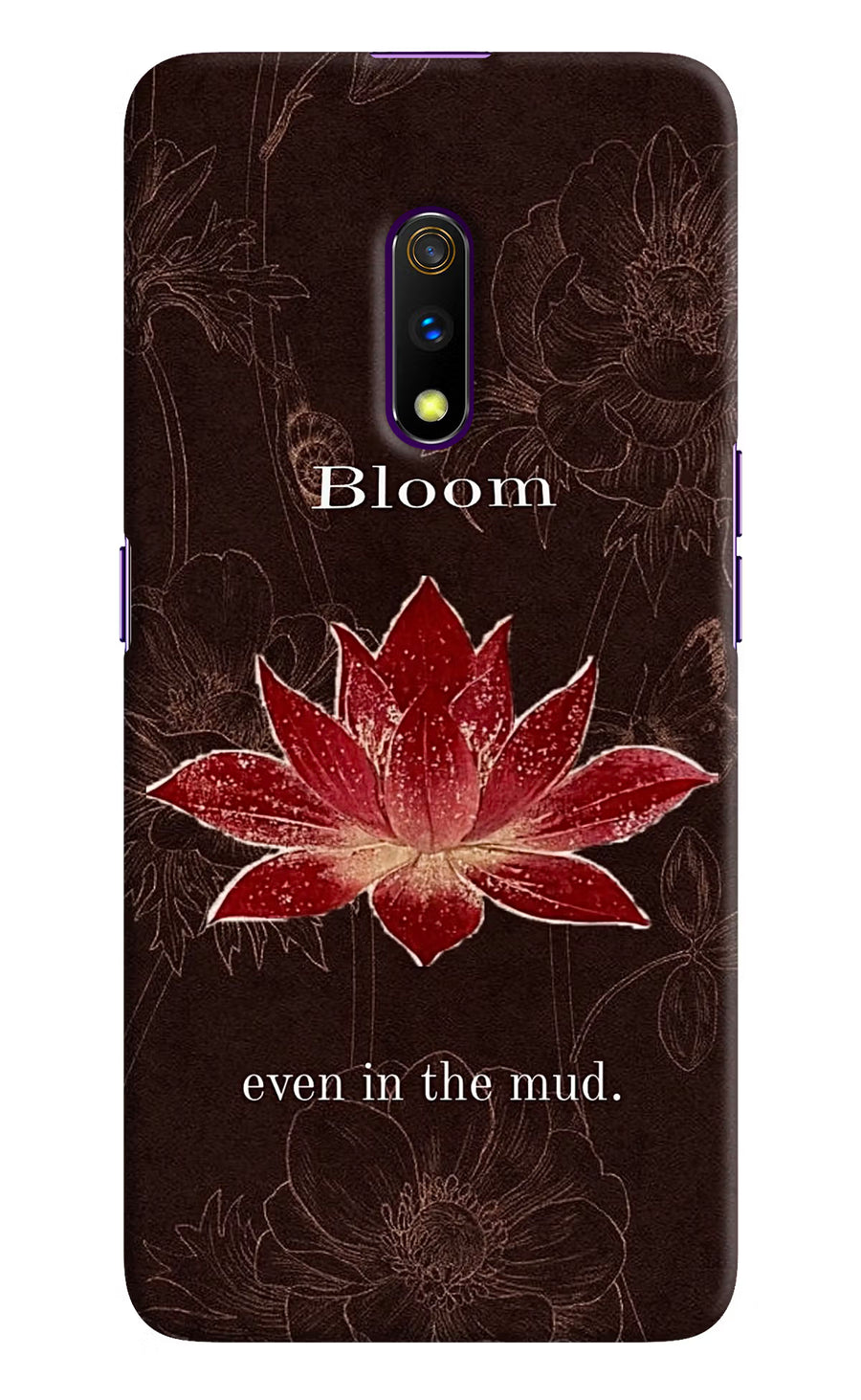 Bloom Realme X Back Cover, Hard case