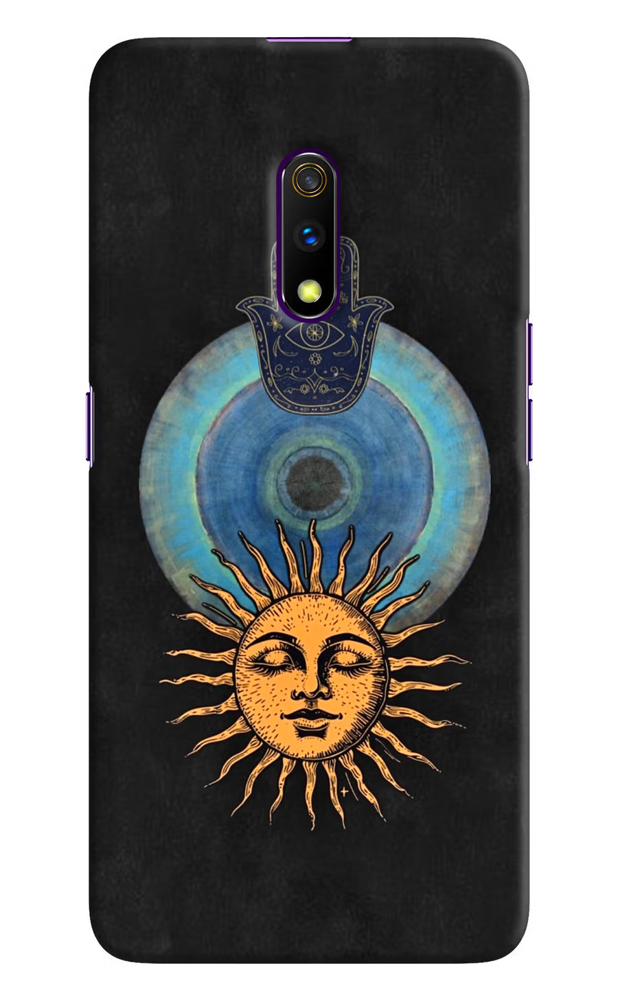 Divine Sun Realme X Back Cover, Hard case