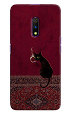 Midnight Cat Realme X Hard Case Back Cover by Casekaro