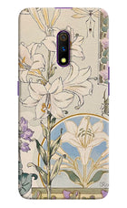 White Lily Realme X Hard Case Back Cover by Casekaro
