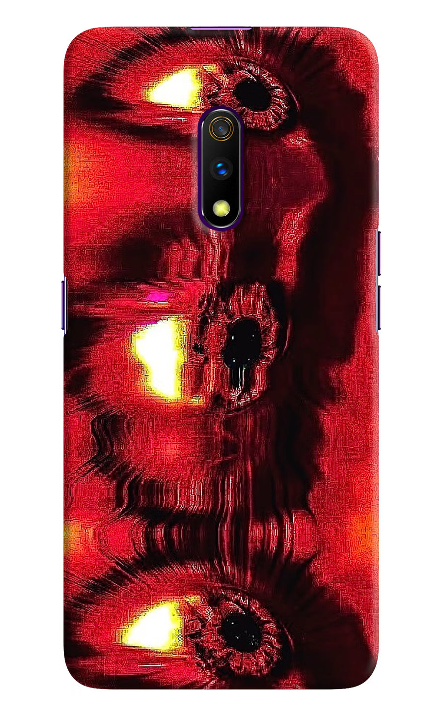 Fire Eye Realme X Back Cover, Hard case