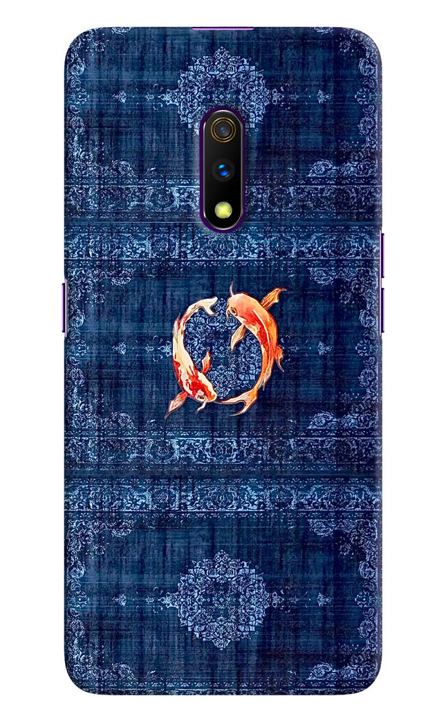 Koi Blue Realme X Hard Case Back Cover by Casekaro
