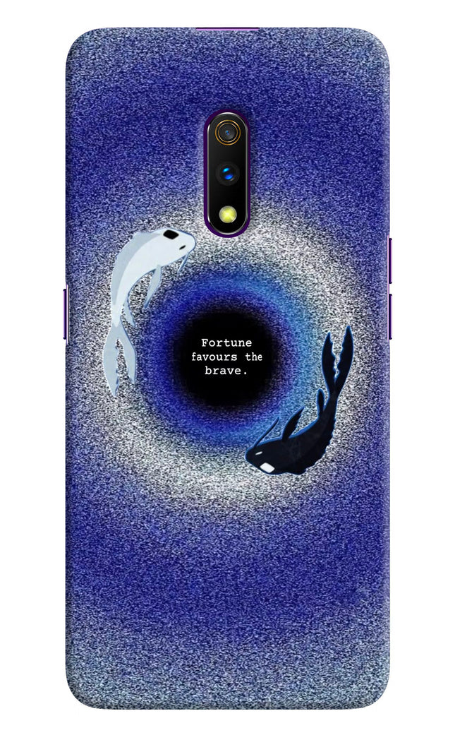 Dark Koi Realme X Hard Case Back Cover by Casekaro