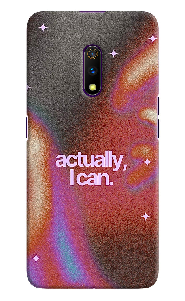 Pink Aura Realme X Hard Case Back Cover by Casekaro