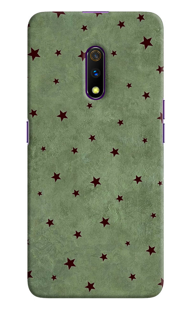 Green Stars Realme X Hard Case Back Cover by Casekaro