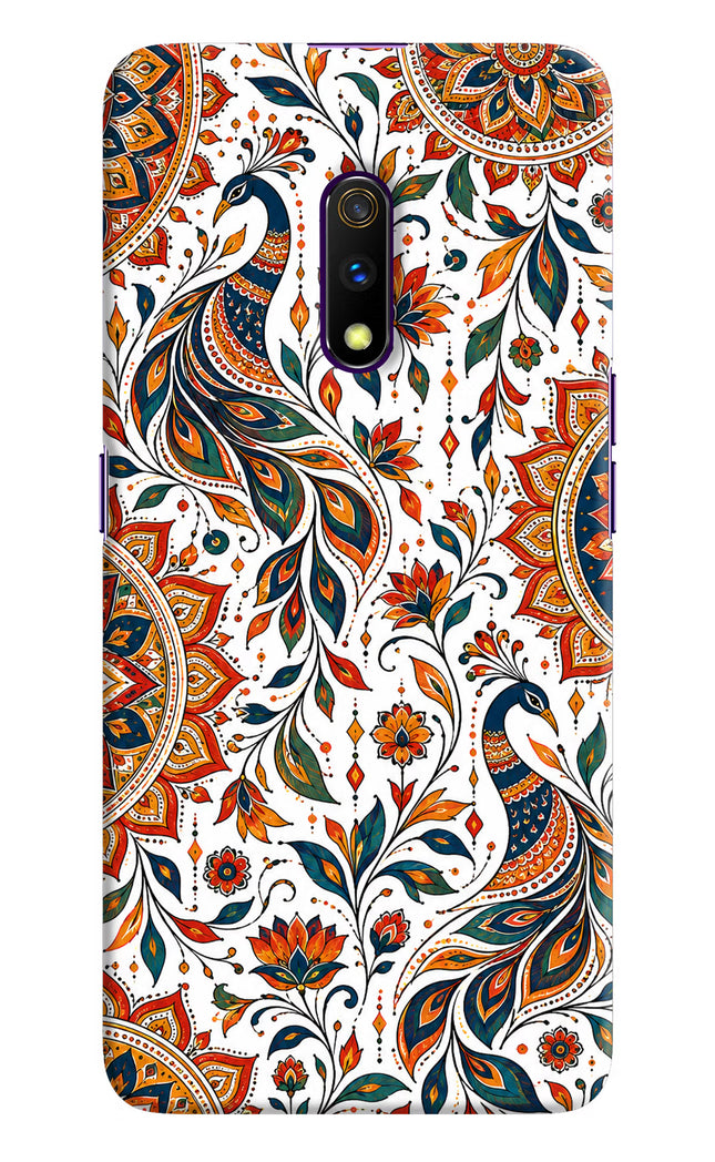 White Mayura Realme X Hard Case Back Cover by Casekaro