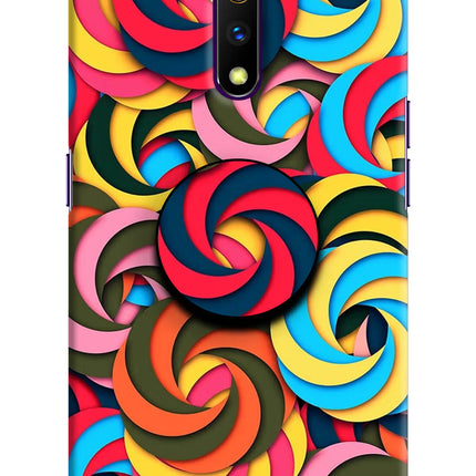 Spiral Pattern Realme X Pop Case by Casekaro