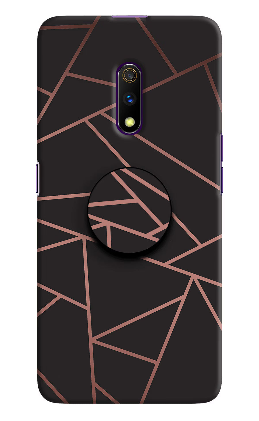 Geometric Pattern Realme X Pop Case, Hard case