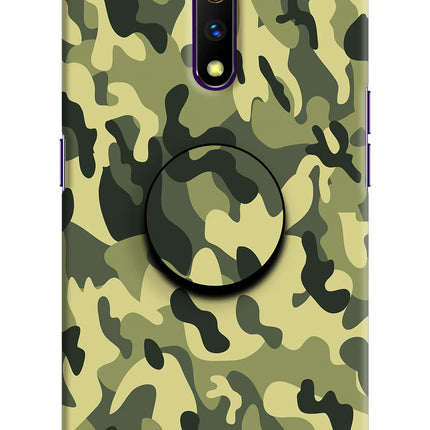Camouflage Realme X Pop Case by Casekaro