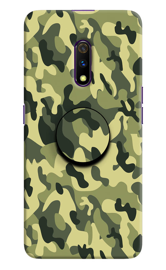 Camouflage Realme X Pop Case by Casekaro