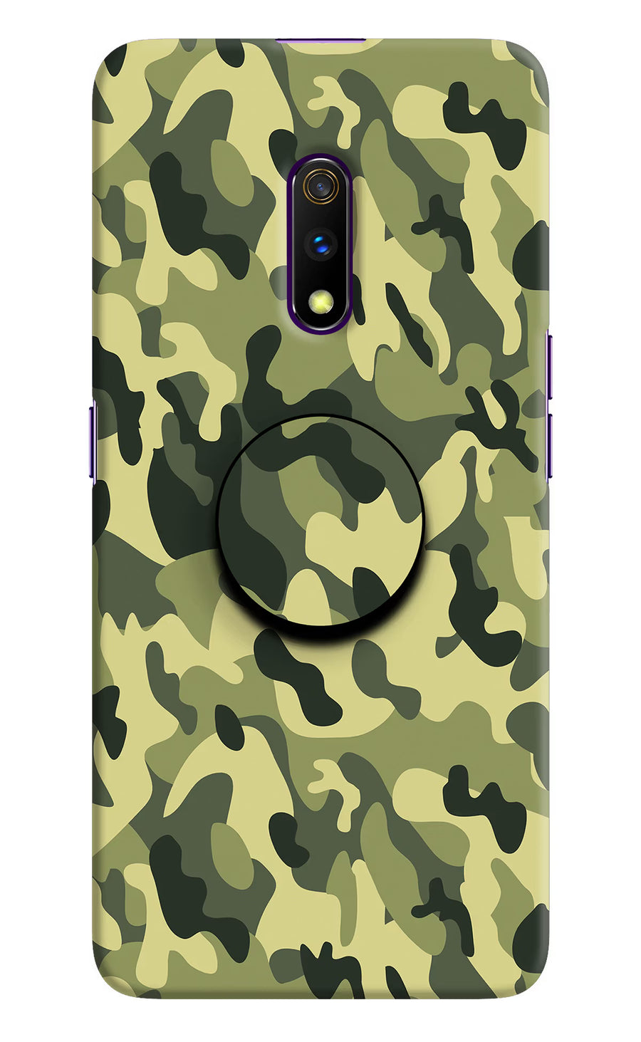 Camouflage Realme X Pop Case, Hard case