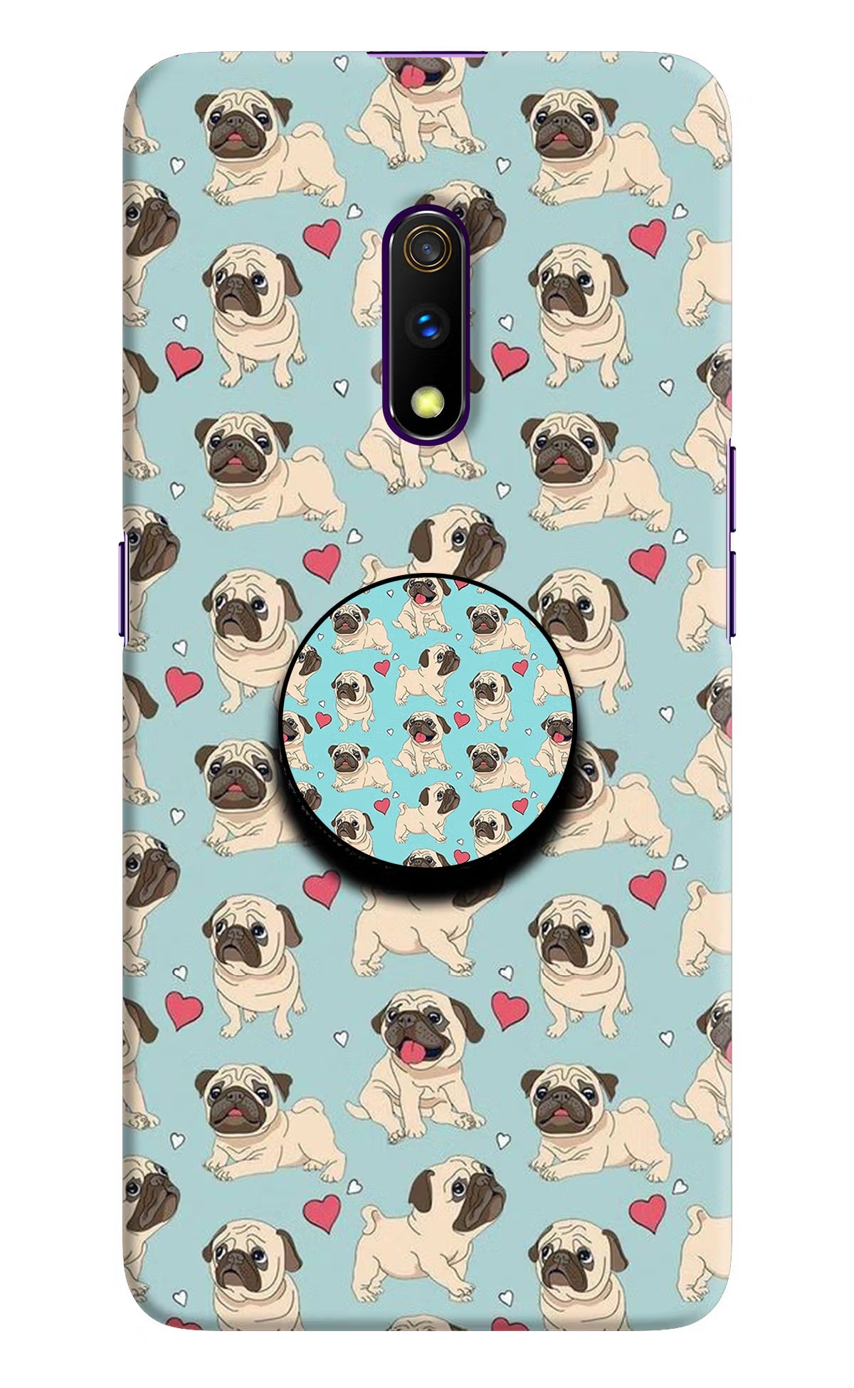 Pug Dog Realme X Pop Case by Casekaro