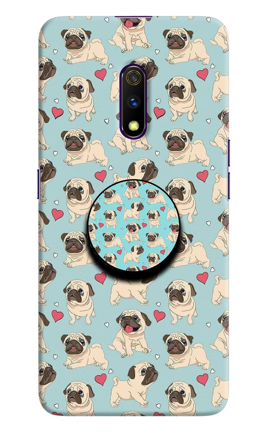 Pug Dog Realme X Pop Case, Hard case
