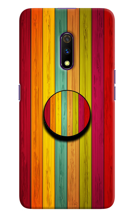 Multicolor Wooden Realme X Pop Case by Casekaro