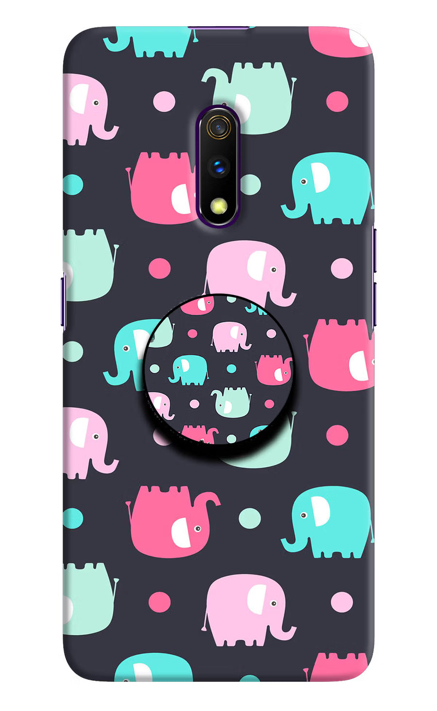 Baby Elephants Realme X Pop Case, Hard case