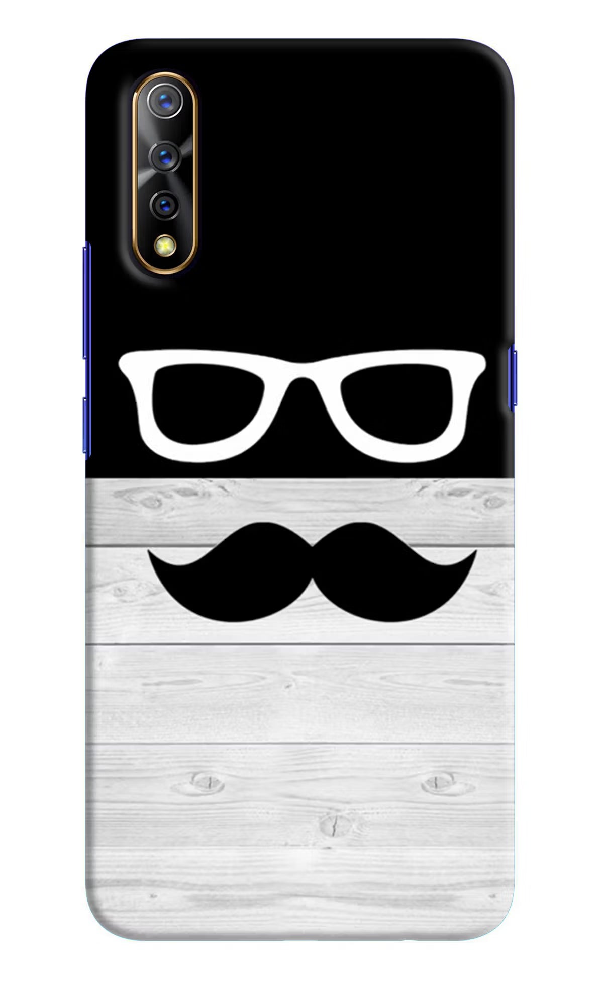 Mustache Vivo S1/Z1x Hard Case Back Cover by Casekaro