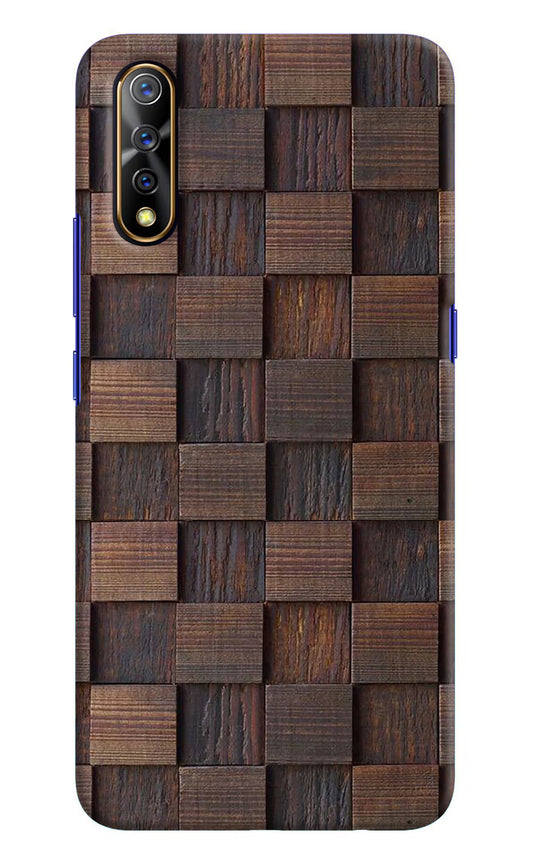Wooden Cube Design Vivo S1/Z1x Hard Case Back Cover by Casekaro