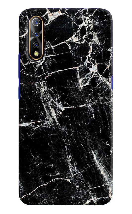 Black Marble Texture Vivo S1/Z1x Hard Case Back Cover by Casekaro