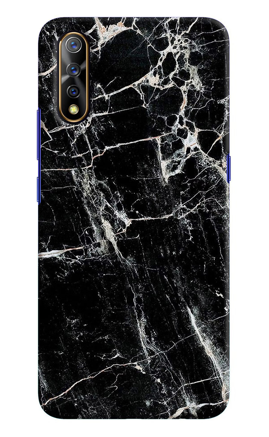 Black Marble Texture Vivo S1/Z1x Back Cover, Hard case