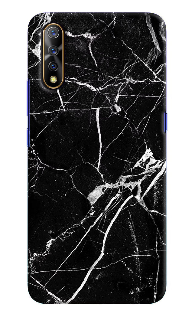 Black Marble Pattern Vivo S1/Z1x Hard Case Back Cover by Casekaro