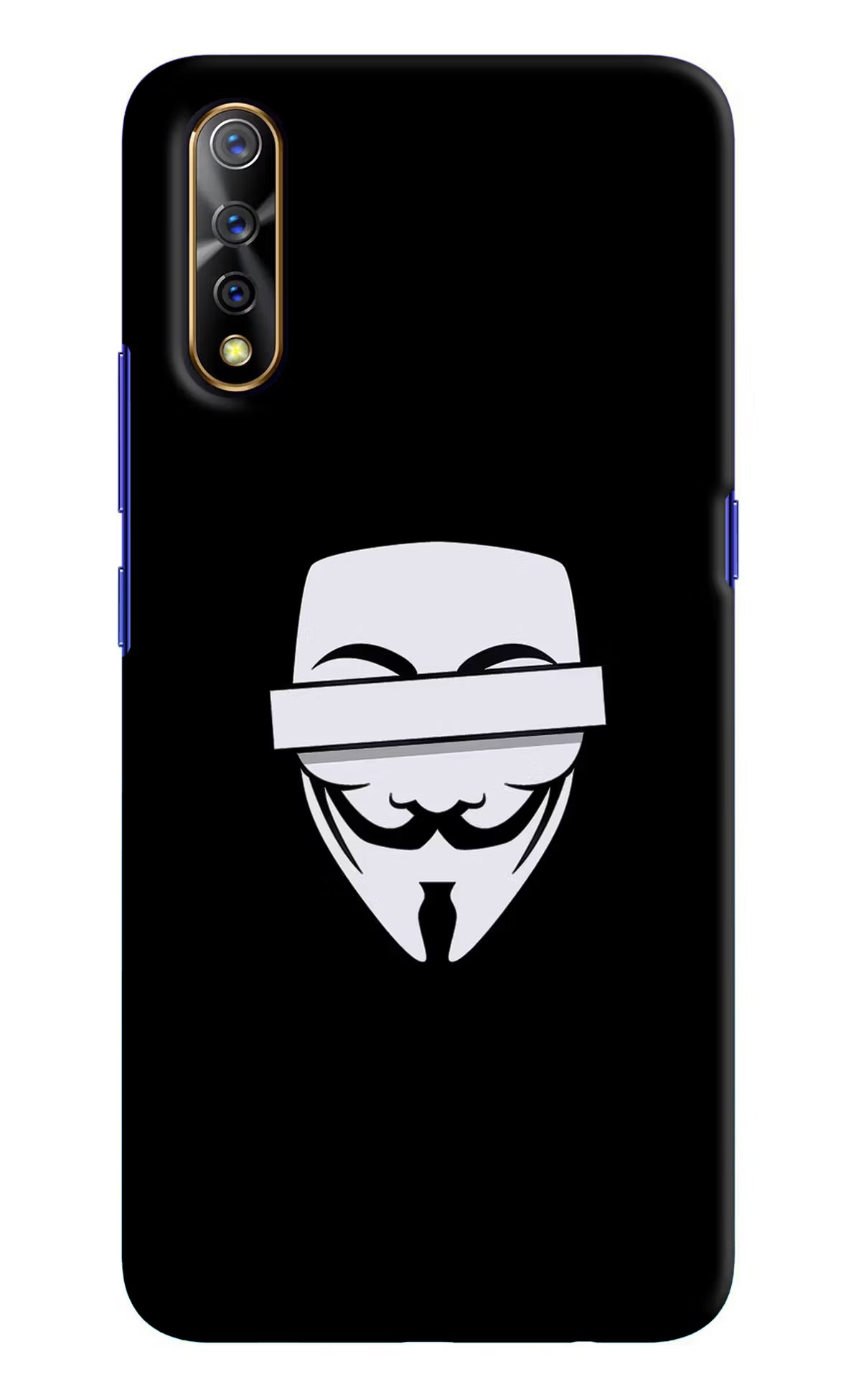 Anonymous Face Vivo S1/Z1x Hard Case Back Cover by Casekaro
