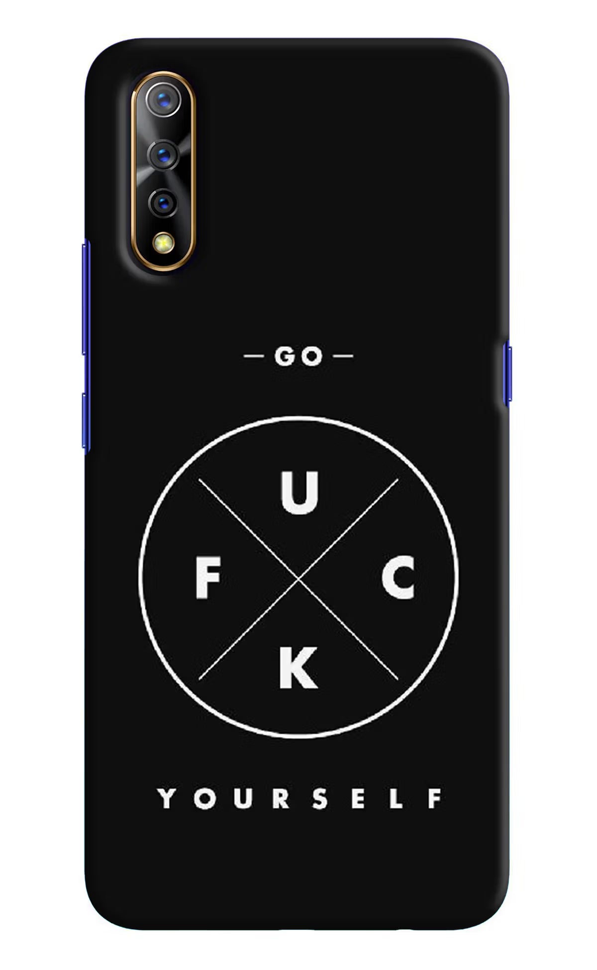 Go Fuck Yourself Vivo S1/Z1x Hard Case Back Cover by Casekaro