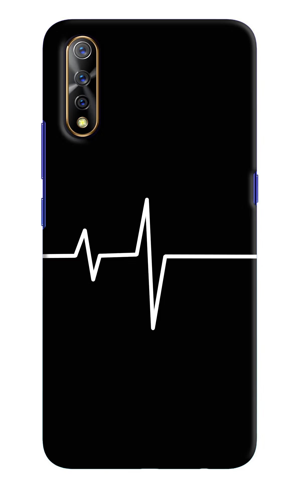 Heart Beats Vivo S1/Z1x Hard Case Back Cover by Casekaro