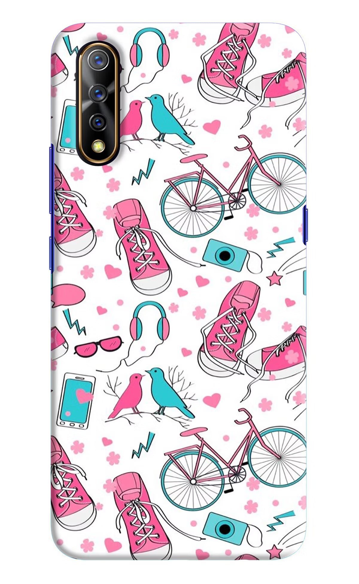 Artwork Vivo S1/Z1x Hard Case Back Cover by Casekaro
