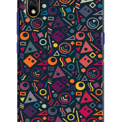 Geometric Abstract Vivo S1/Z1x Hard Case Back Cover by Casekaro
