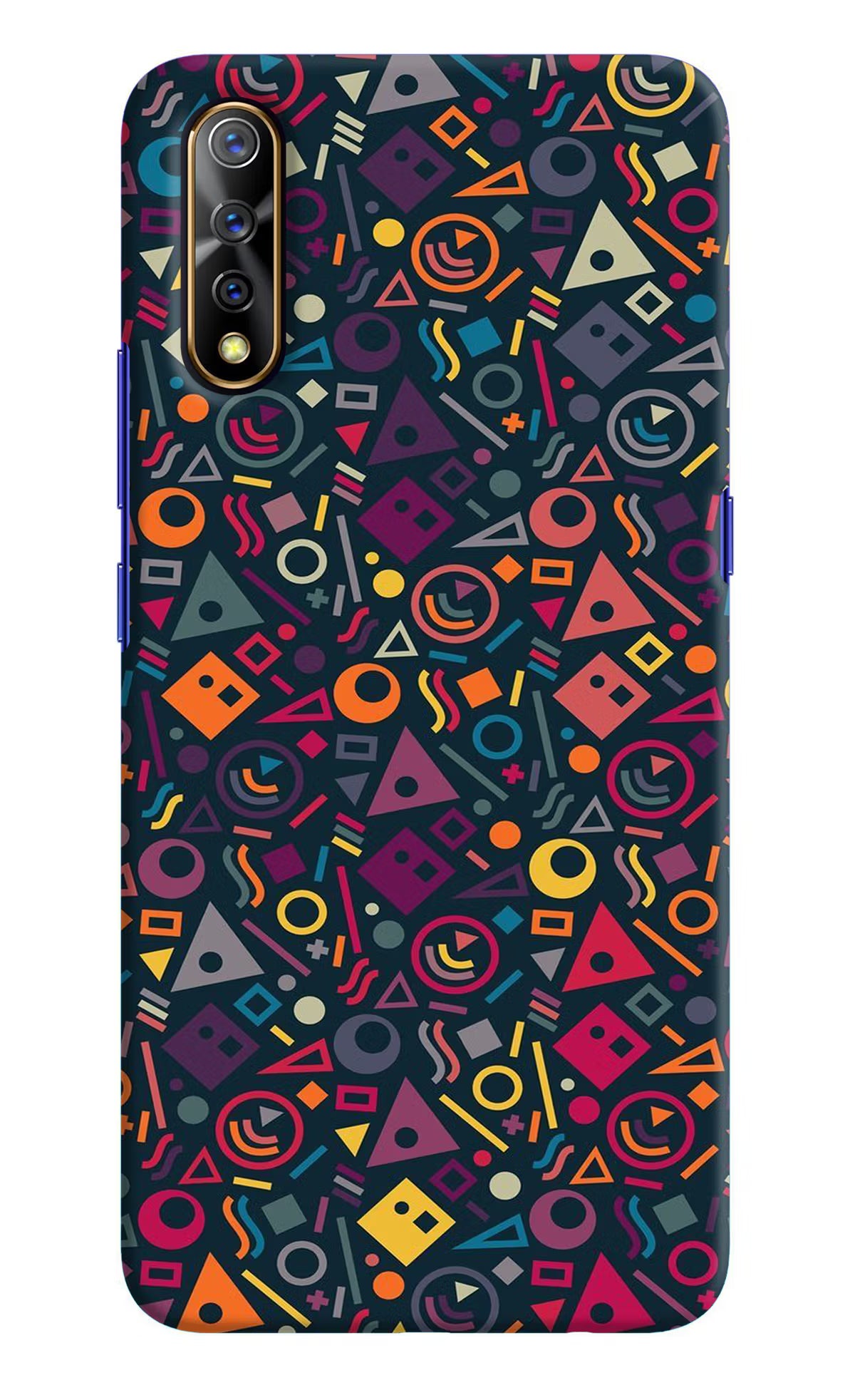 Geometric Abstract Vivo S1/Z1x Hard Case Back Cover by Casekaro