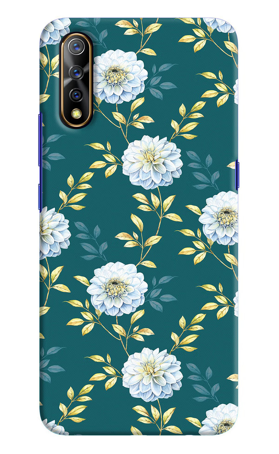 Flowers Vivo S1/Z1x Back Cover, Hard case