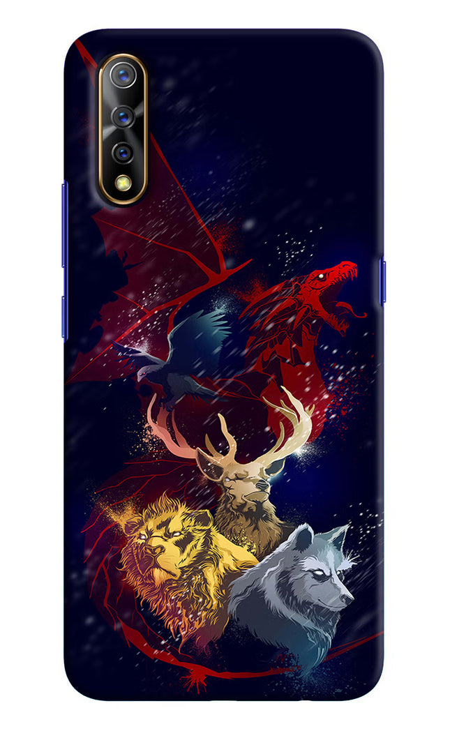 Game Of Thrones Vivo S1/Z1x Hard Case Back Cover by Casekaro