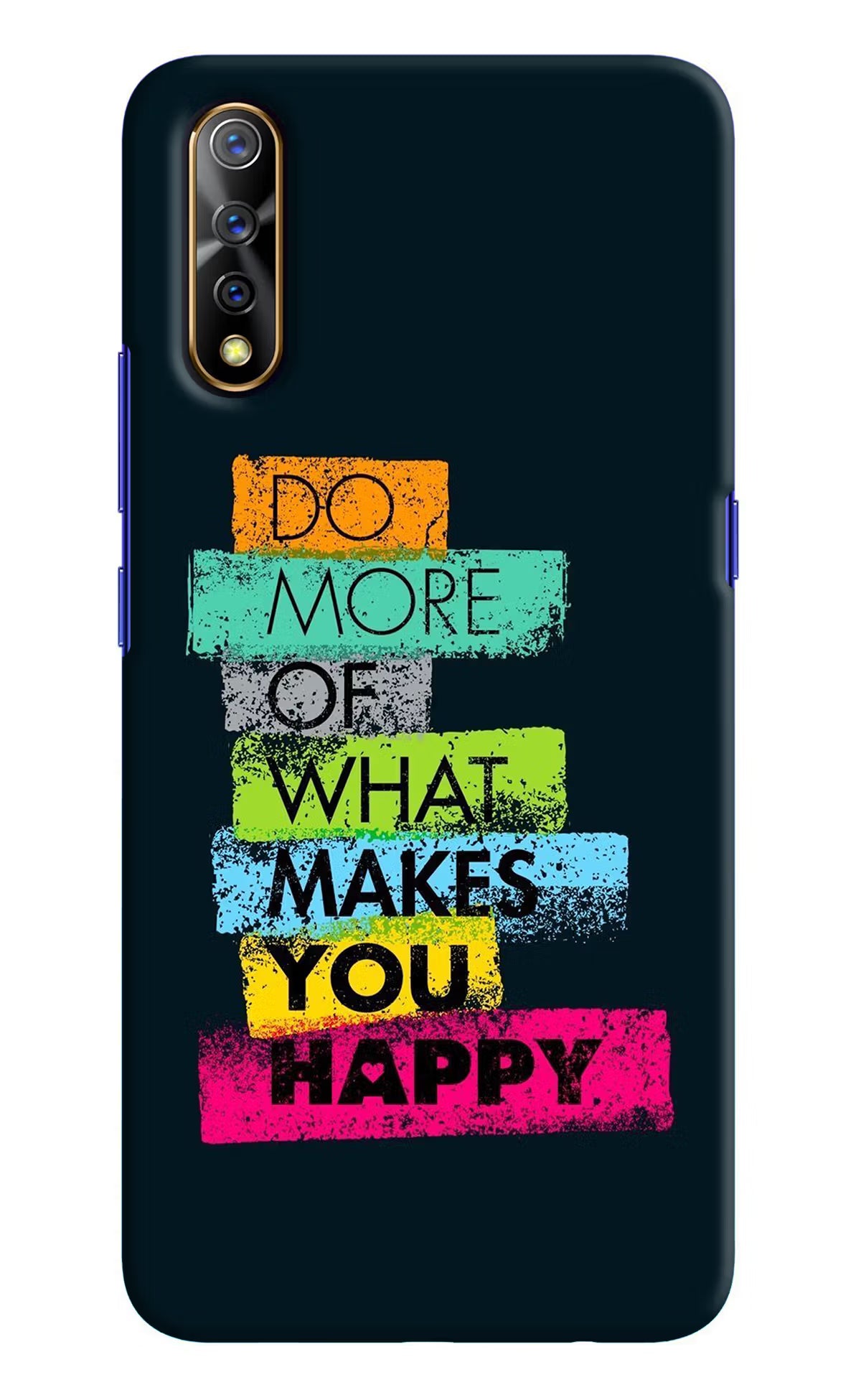Do More Of What Makes You Happy Vivo S1/Z1x Hard Case Back Cover by Casekaro