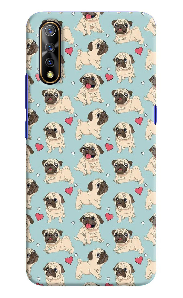 Pug Dog Vivo S1/Z1x Hard Case Back Cover by Casekaro