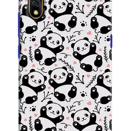 Cute Panda Vivo S1/Z1x Hard Case Back Cover by Casekaro