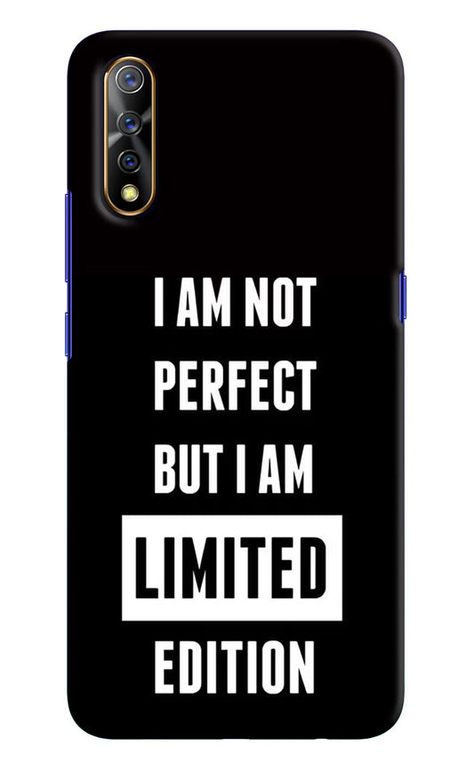 I Am Not Perfect But I Am Limited Edition Vivo S1/Z1x Hard Case Back Cover by Casekaro
