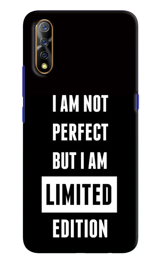 I Am Not Perfect But I Am Limited Edition Vivo S1/Z1x Hard Case Back Cover by Casekaro