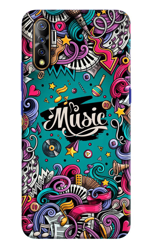 Music Graffiti Vivo S1/Z1x Hard Case Back Cover by Casekaro